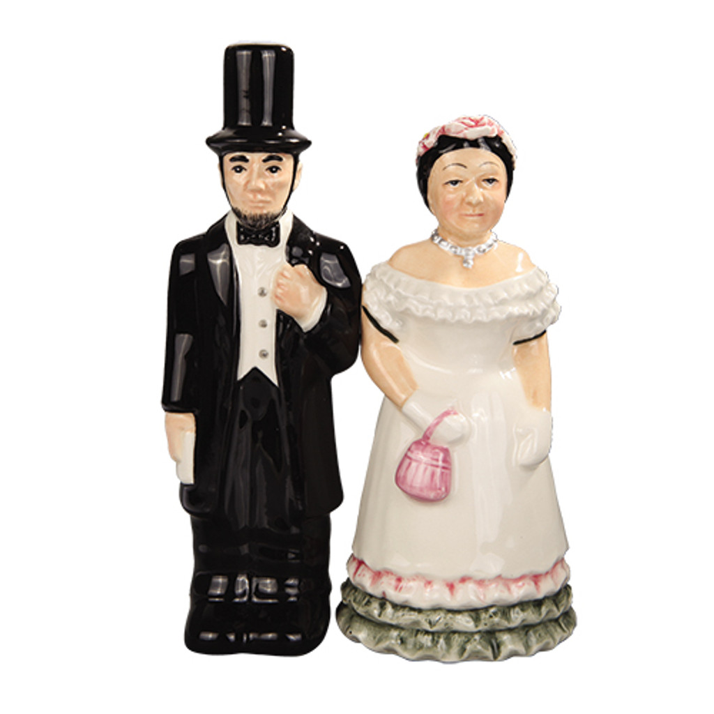 PT Lincoln and Mary Salt and Pepper Shaker Set