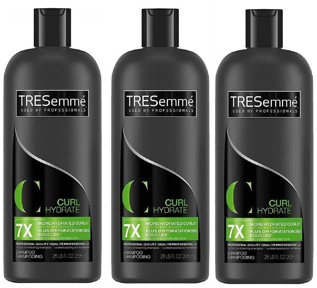  שמפו Ow tresemme 3 חבילות x 28 oz תלתלים ללא רבב