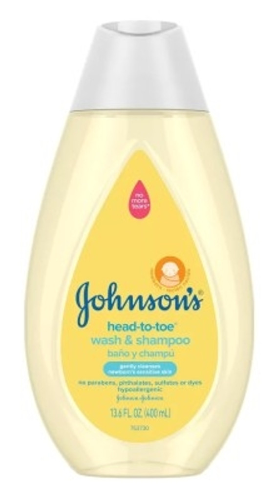 BL Johnsons Nettoyant et shampoing pour bébé de la tête aux pieds 13,6 oz - Paquet de 3