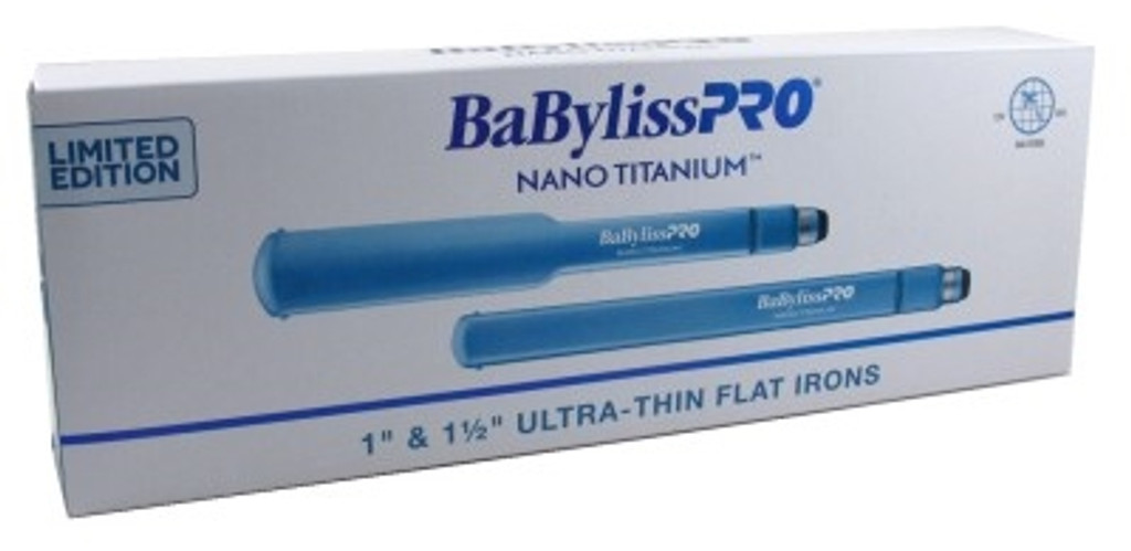 Bl babyliss pro מגהצים שטוחים 1 אינץ' + 1.5 אינץ' דקים במיוחד