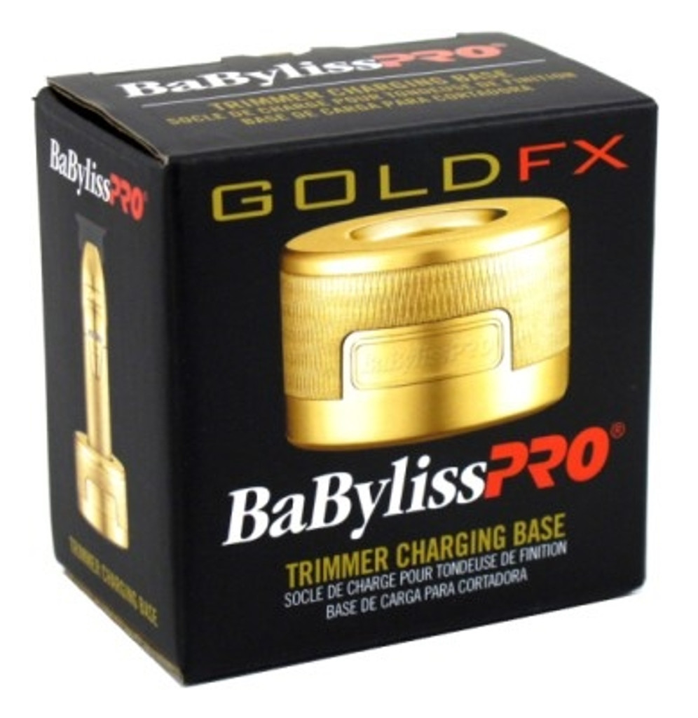 Bl babyliss pro fx trimmer base de carregamento dourada