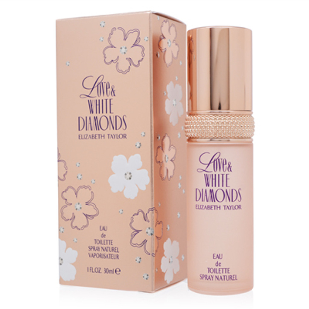 عطر Love and White Diamonds من إليزابيث تايلور بخاخ ماء تواليت 1.0 أونصة (30 مل) (عرض)	