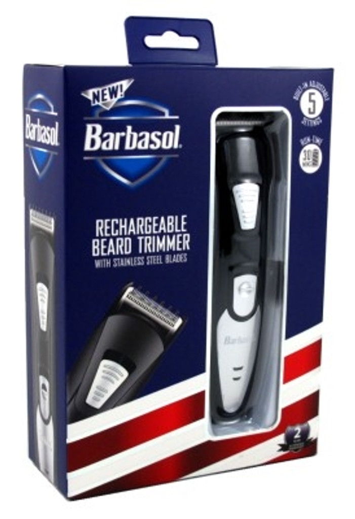 BL Barbasol Beard Trimmer Rechargeable 5 Settings