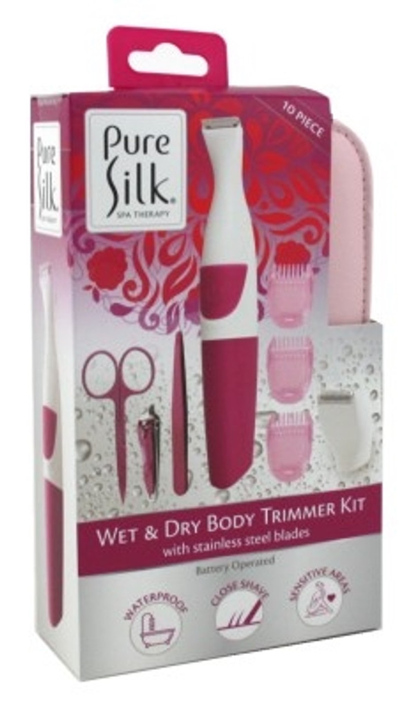 BL Pure Silk Wet & Dry Body Trimmer Kit 10 Piece