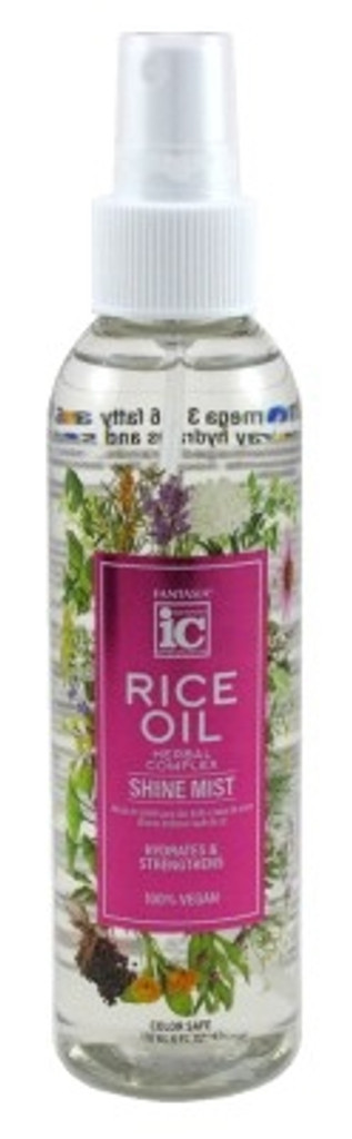 BL Fantasia Ic Aceite de arroz Shine Mist 6oz - Paquete de 3