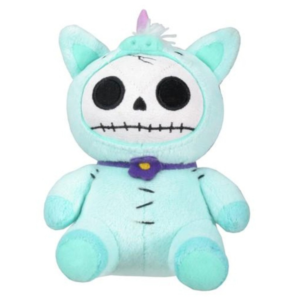 PT Furrybones Unie la petite peluche crâne de licorne