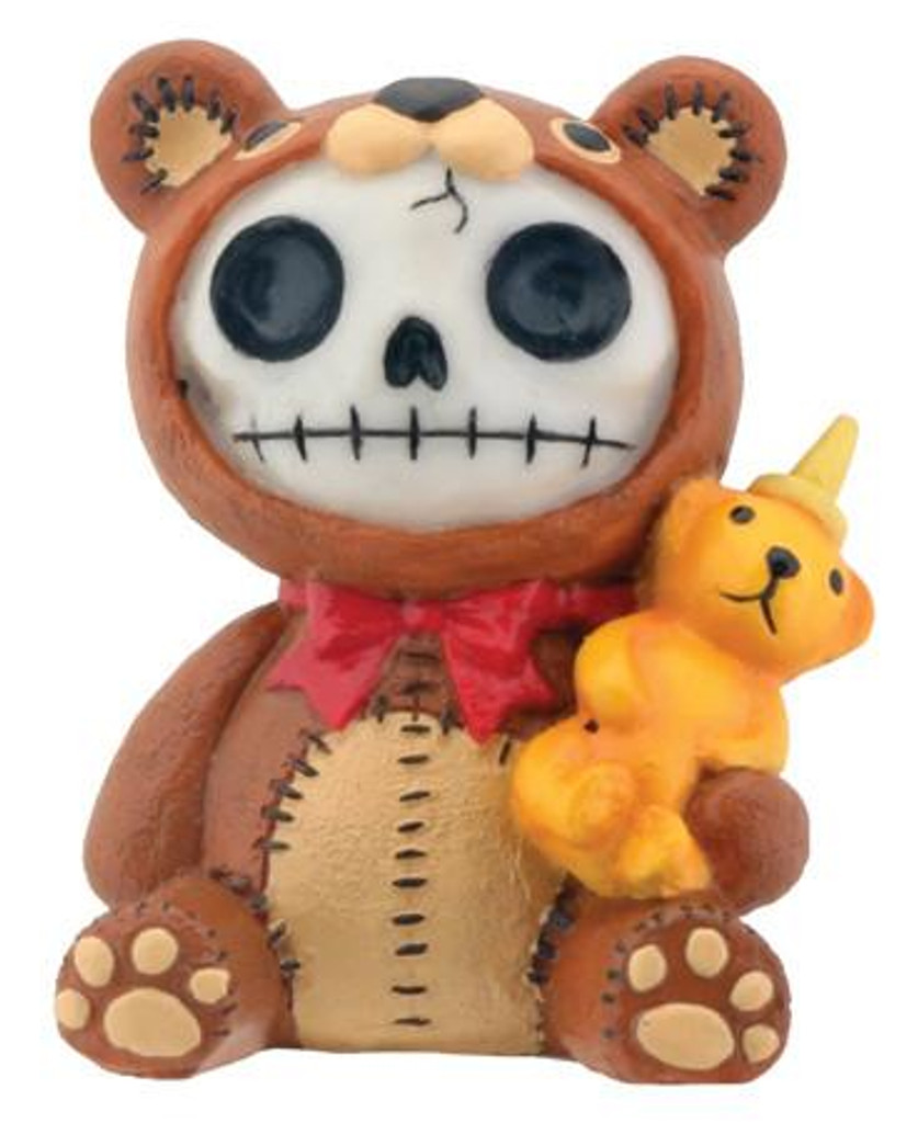 Pt furrybones honeybear kallo minihartsifiguuri