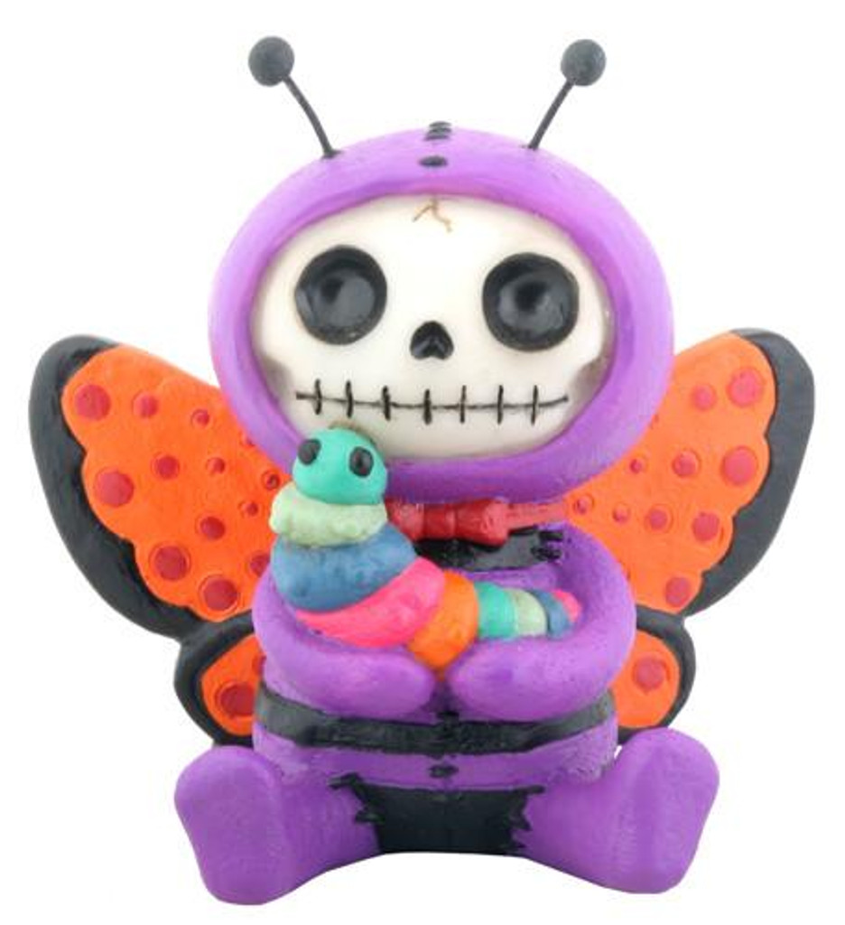 PT Furrybones Flutters the Butterfly Skull Mini Resin Figure