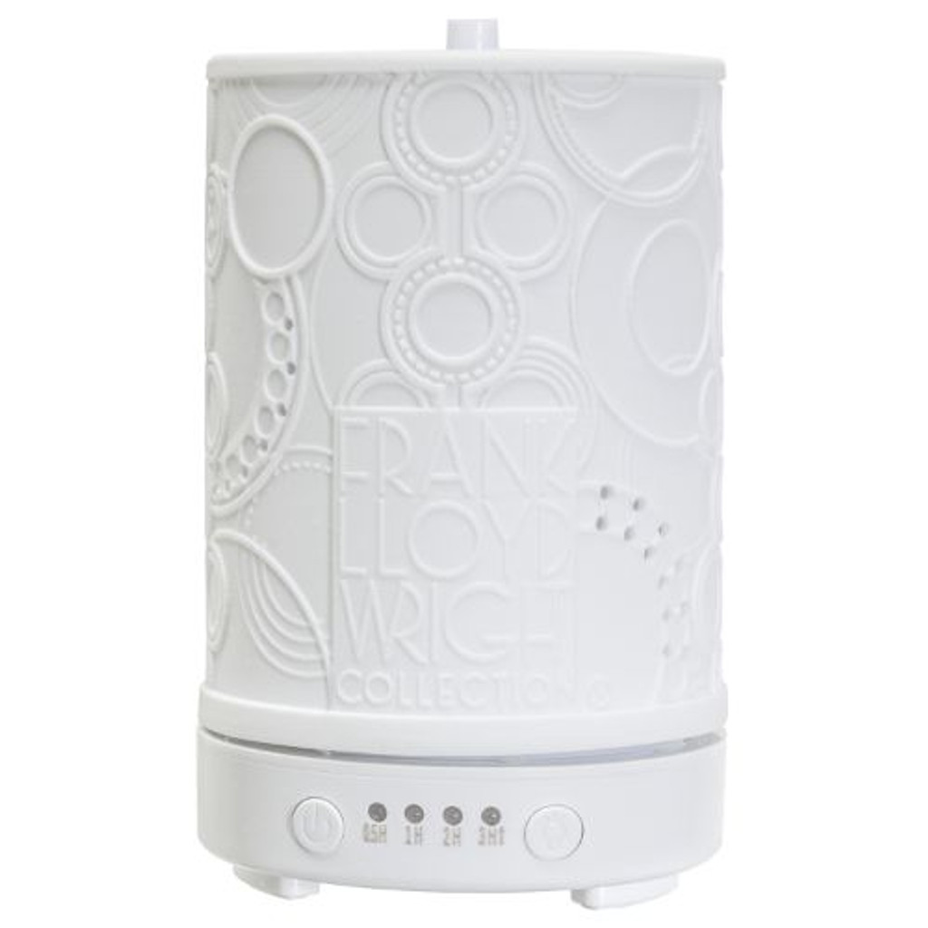 PT Frank Lloyd Wright Oya Carving White Porcelain Aroma Diffuser