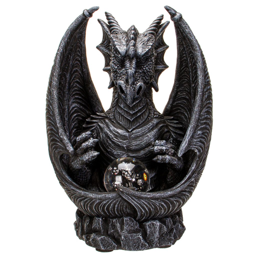 PT Dragon Resin Backflow Incense Burner with Light