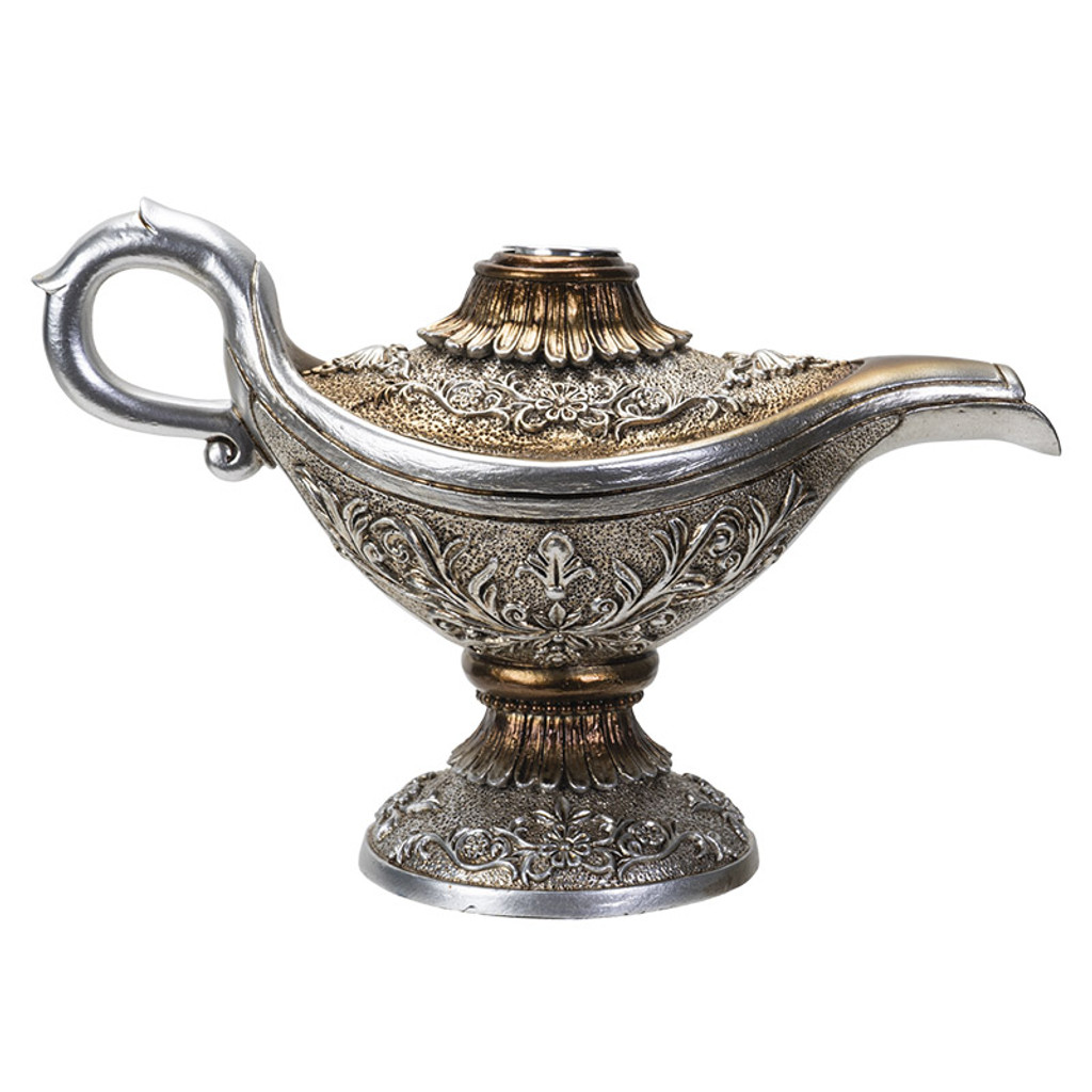 PT Genie Lamp Resin Backflow Incense Burner 