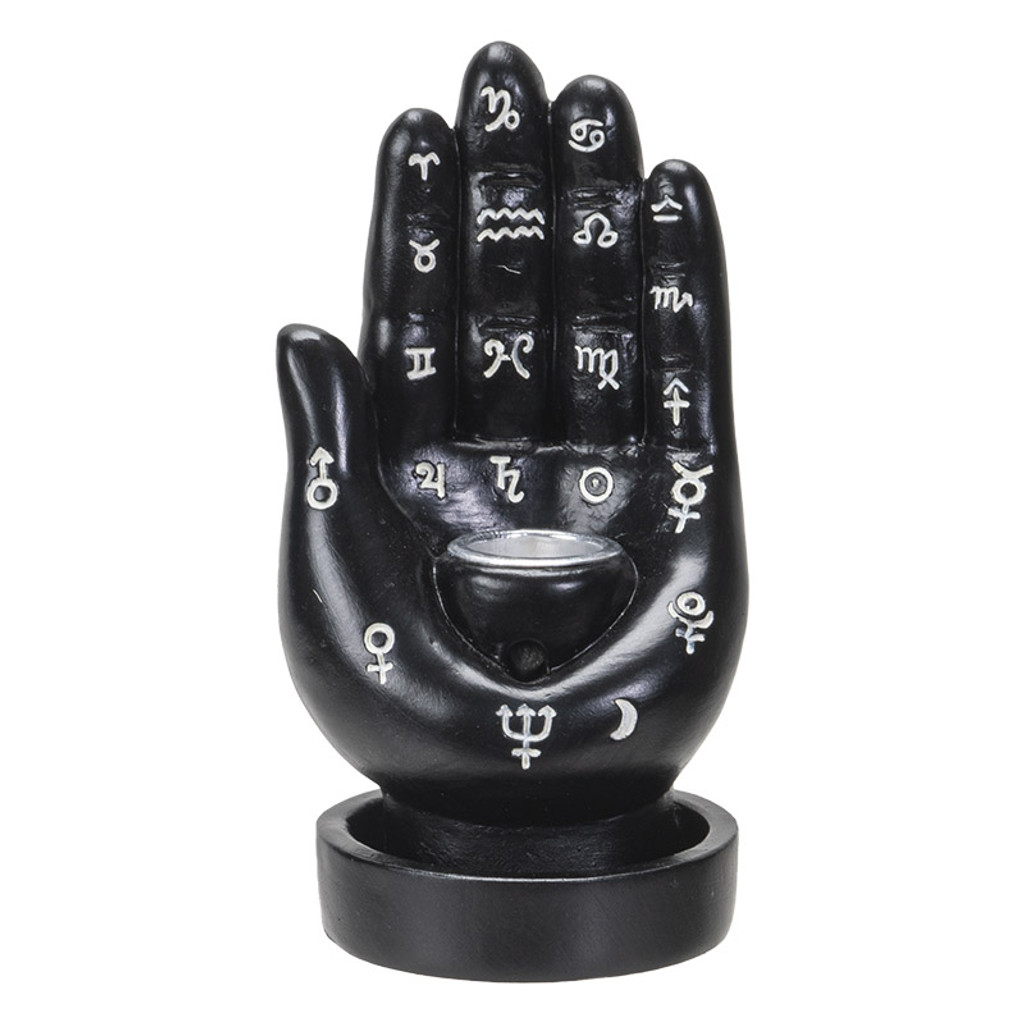 Pt black palmistry resin backflow מבער קטורת