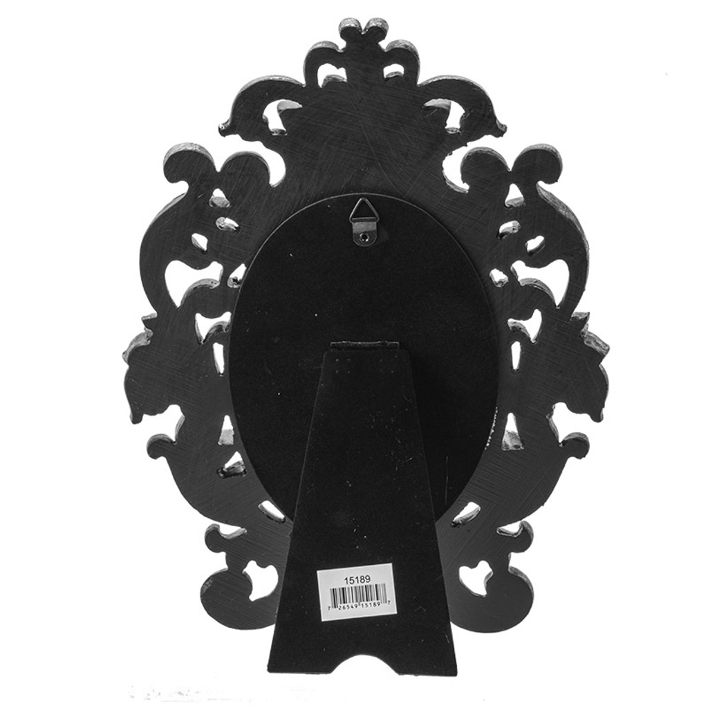 Pt viktorianischer antiker silberner Standspiegel aus Kunstharz