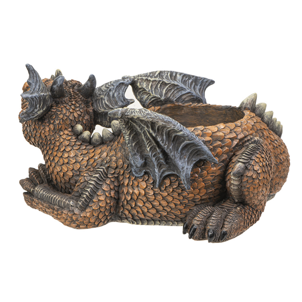 PT Happy Dragon Resin Planter Pot 