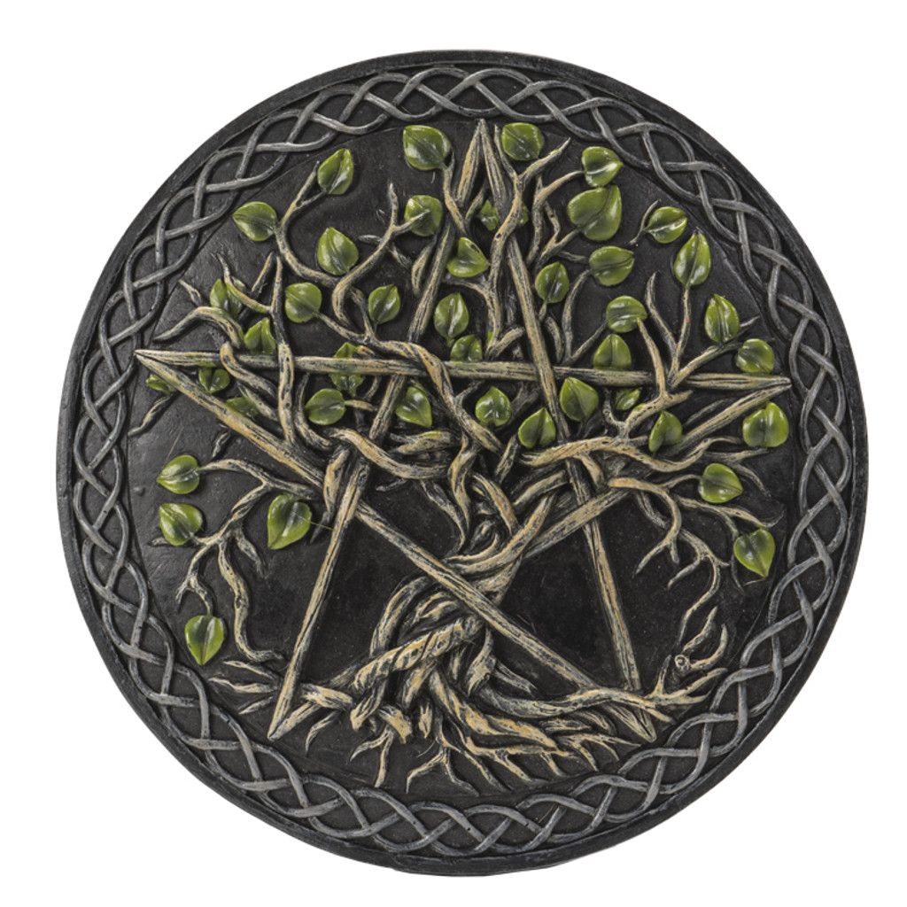 Pt Pentagramm-Baum-Wandschild aus Kunstharz