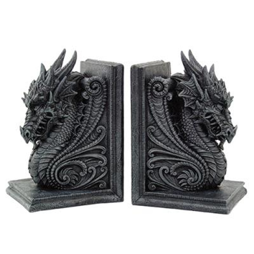 PT Dragon Head Resin Bookends 