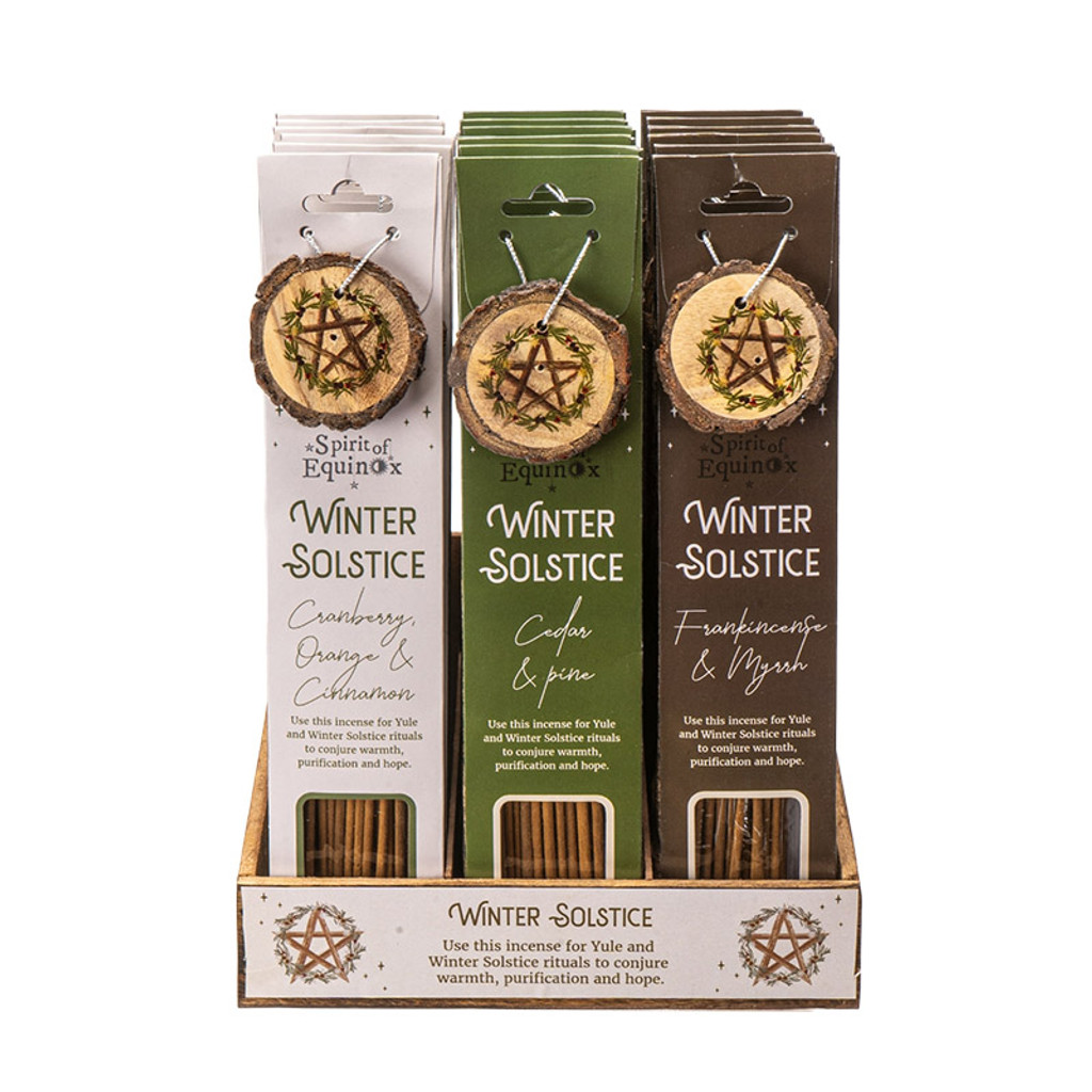 PT Winter Solstice Assorted Incense Display - Set of 18