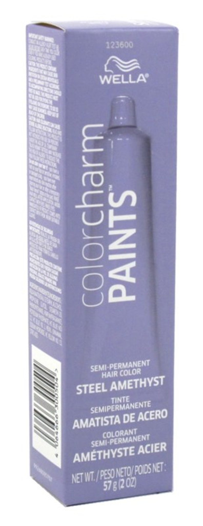 Wella Color Charm Paints Tube Steel Amethyst 2oz X 3 Packs