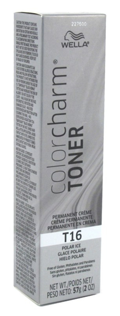 Wella farge sjarm creme toner #t16 polar is 2oz x 3 pakker 