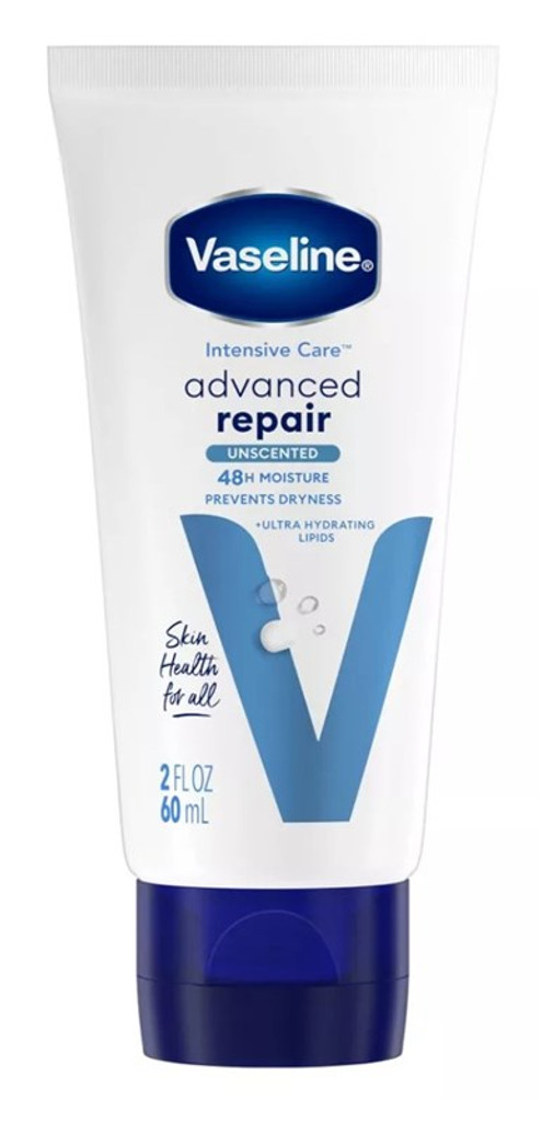 Vaseline lotion de soins intensifs adv repair non parfumée 2oz x 12 pièces