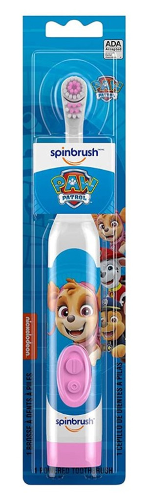 Spinbrush-käyttöinen hammasharja tassu patrol soft x 3 pakkausta