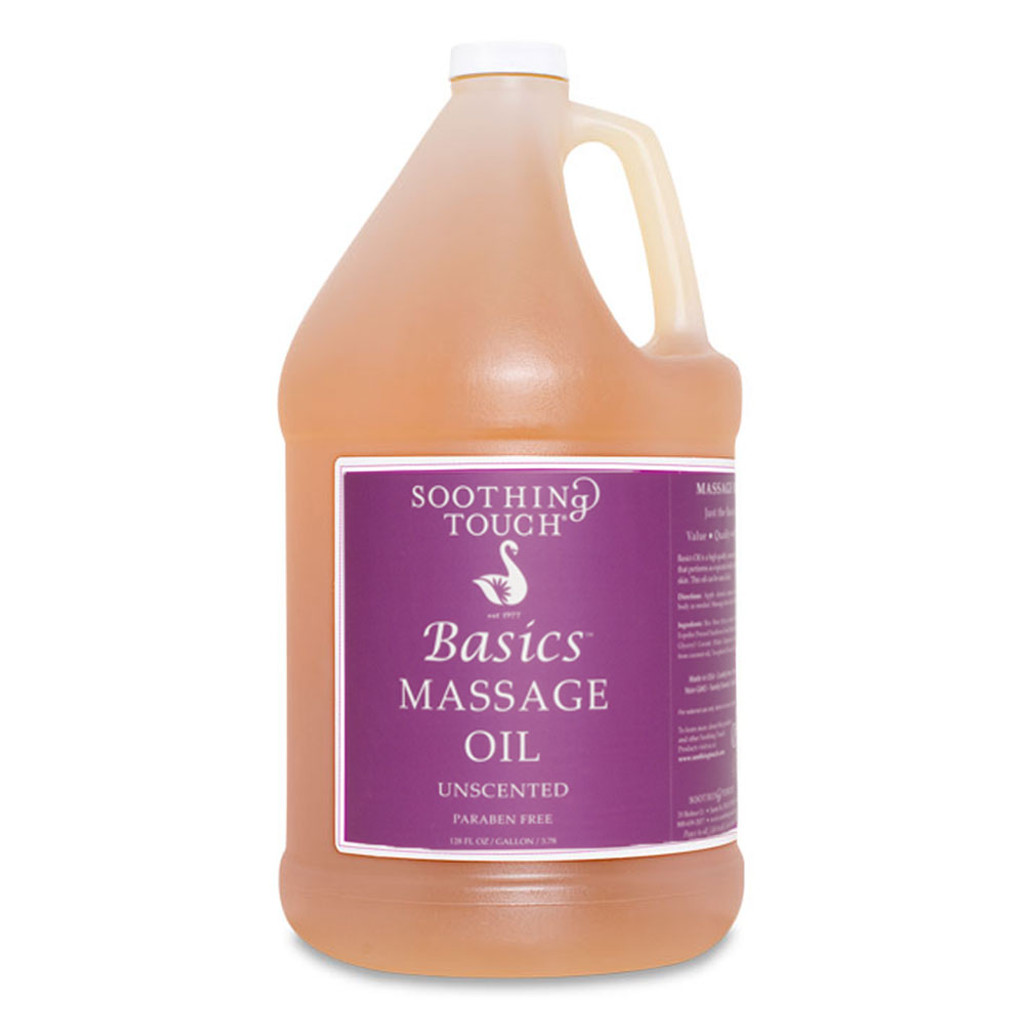 Basics Unscented Massage Oil, Gallon