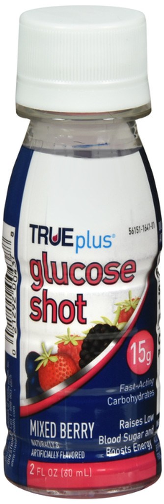 Trueplus Glucose Shot 15gm Mixed Berry 2oz