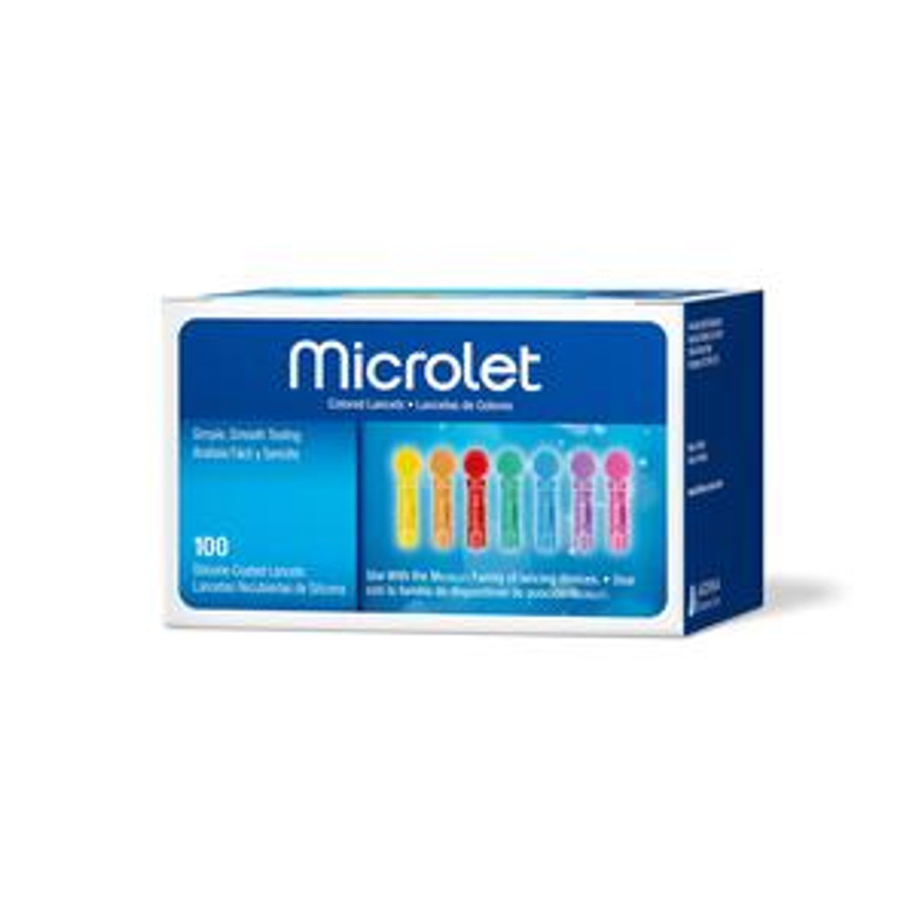 IND Bayer Microlet Multicolor Lancet 100 Each