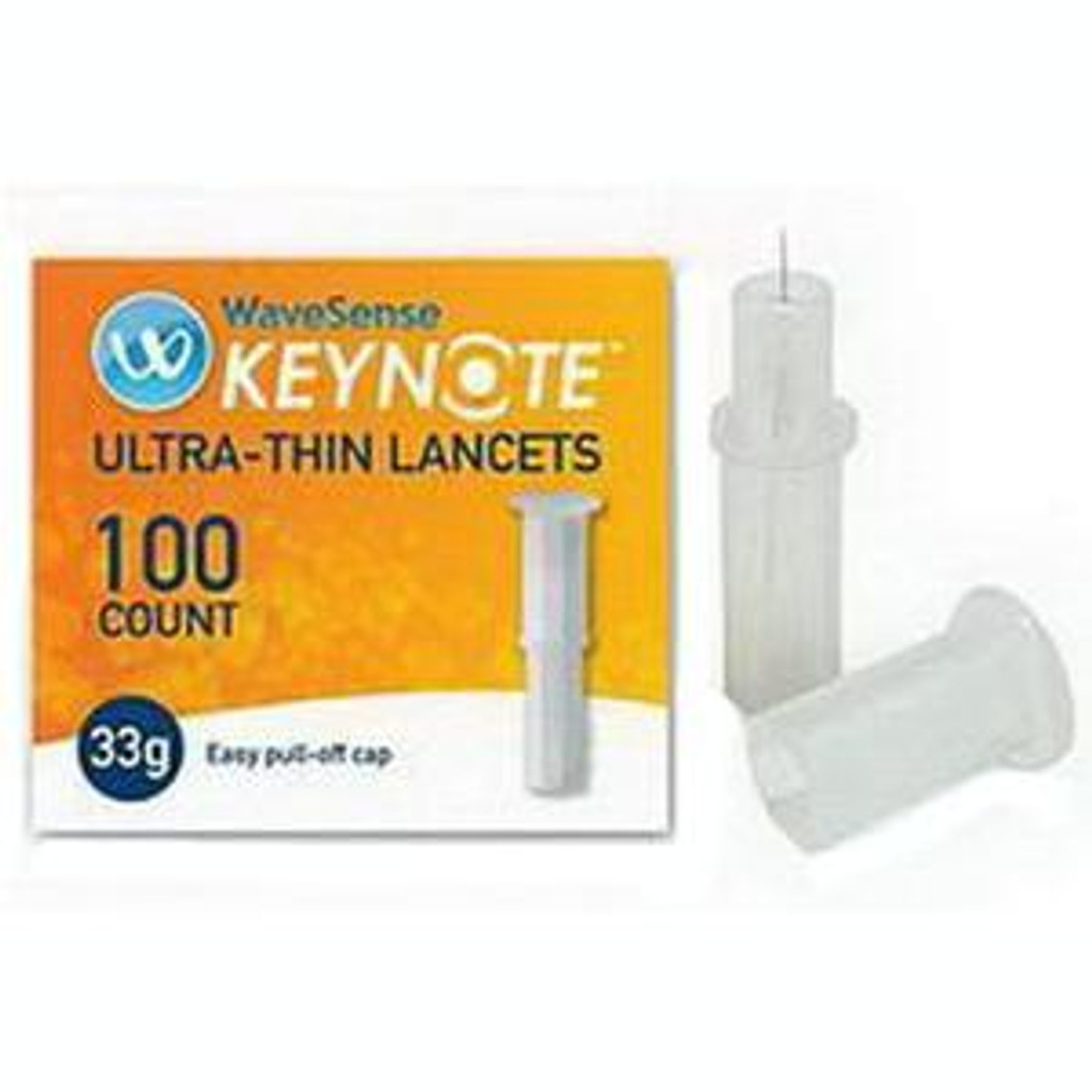 IND AgaMatrix WaveSense iTest Ultra-thin Lancet 33G, Sterile 