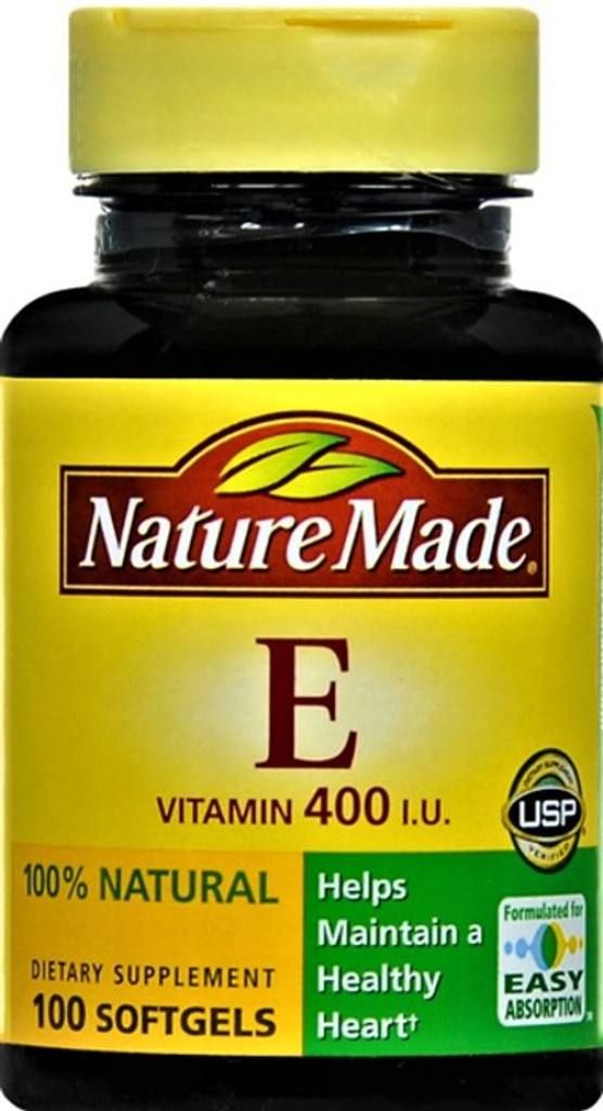 Nature Made Vitamin E 400 Iu Softgels Natural 100ct
