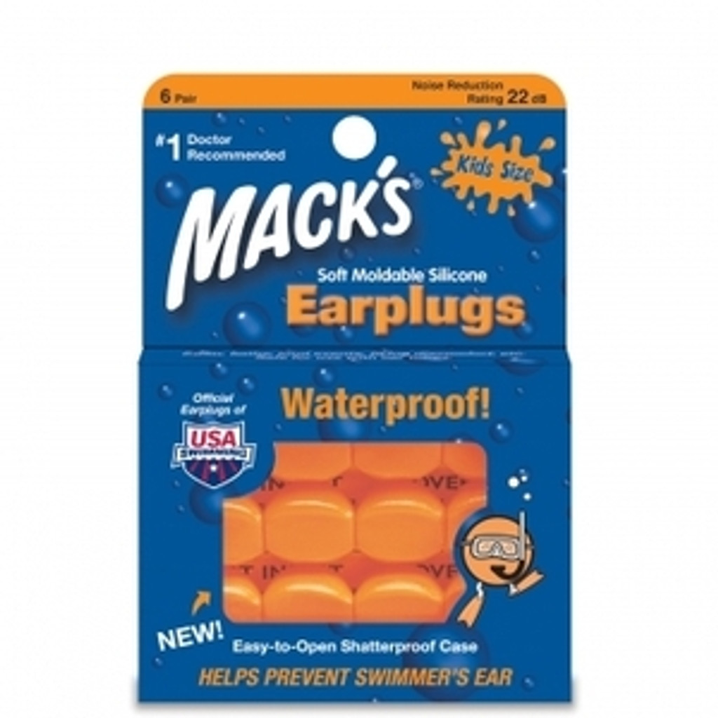 Mack's Soft Silicone Earplugs - Kid's Size