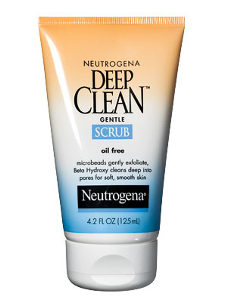 Gommage doux Neutrogena, nettoyage en profondeur, sans huile