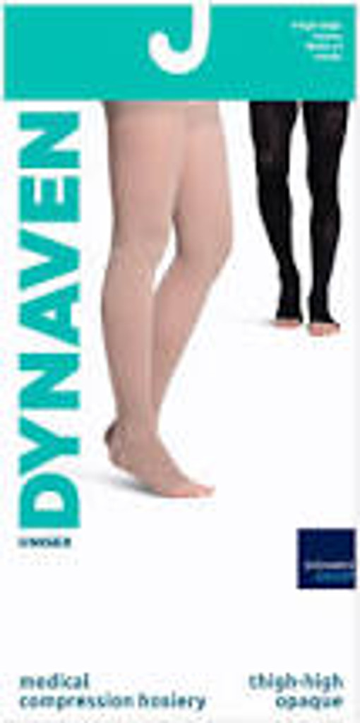 Sigvaris 970 Dynaven Series 20-30 mmHg Unisex Open Toe Thigh High 972N