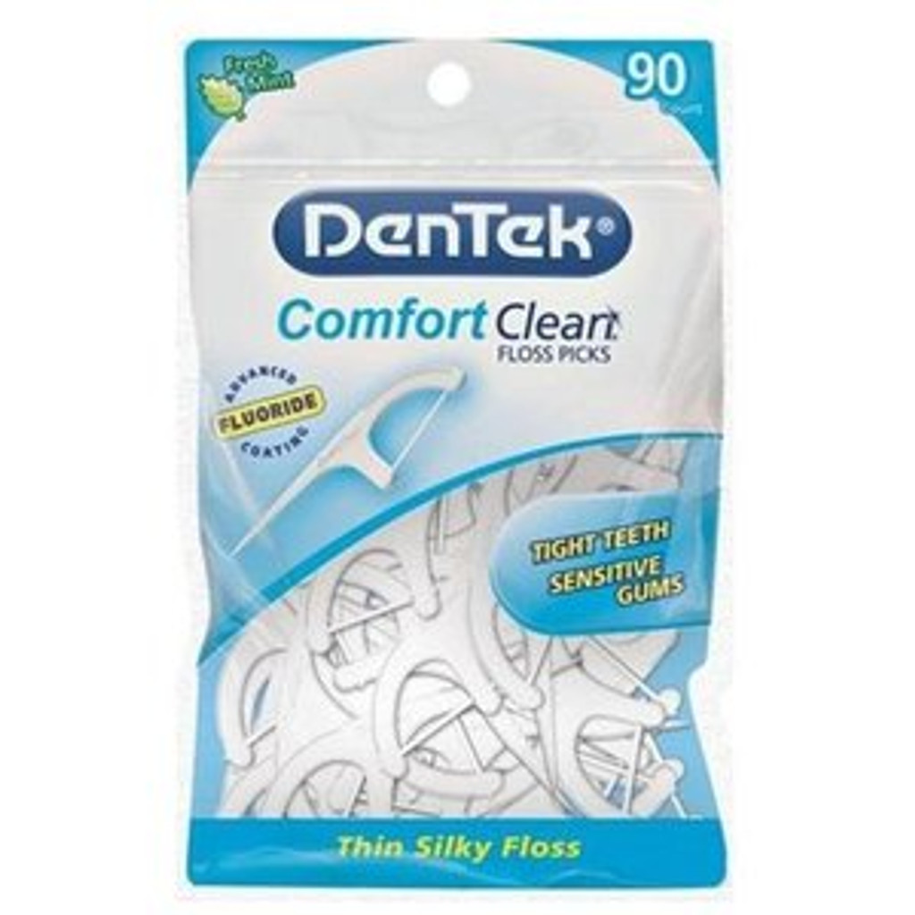 Dentek Comfort Clean Silk Floss Picks 90ct