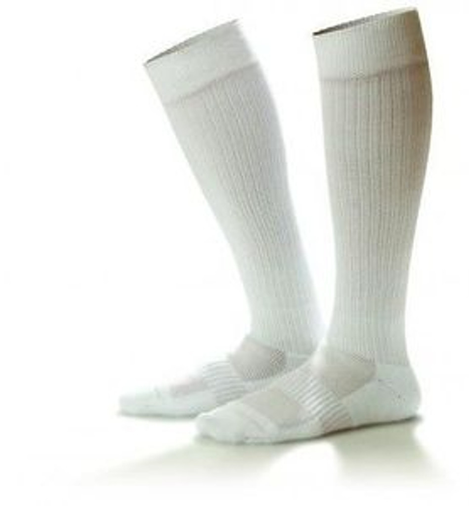 Meias esportivas de compressão de joelho Dr Comfort 20-30 mmHg suportam formato para caber na moda
