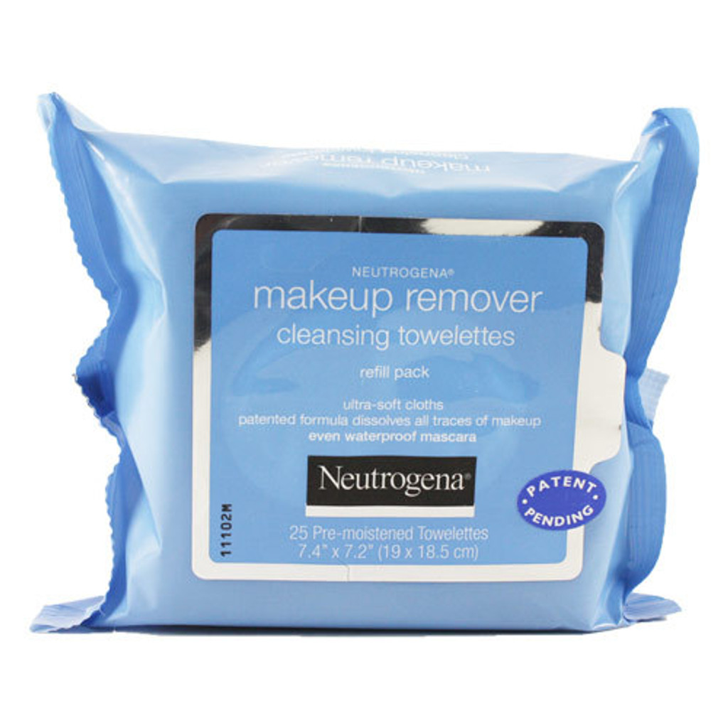 Neutrogenan meikinpoistoainepuhdistuspyyhkeet 25 Ct