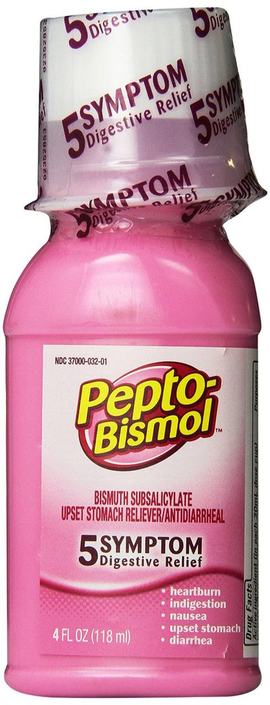 Pepto-Bismol Original Flüssigkeit gegen Durchfall und Magenverstimmung – 4 Unzen