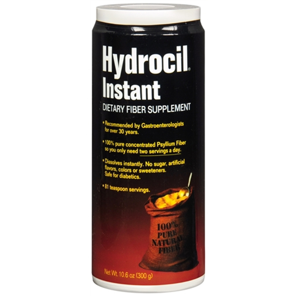 Hydrocil instant natural fiber laxative dietary supplement powder - 10.6 oz