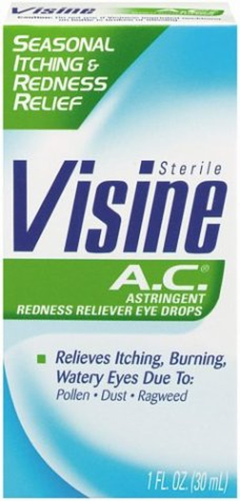 قطرة تخفيف الحساسية الحمراء من Visine AC، 0.5 أونصة