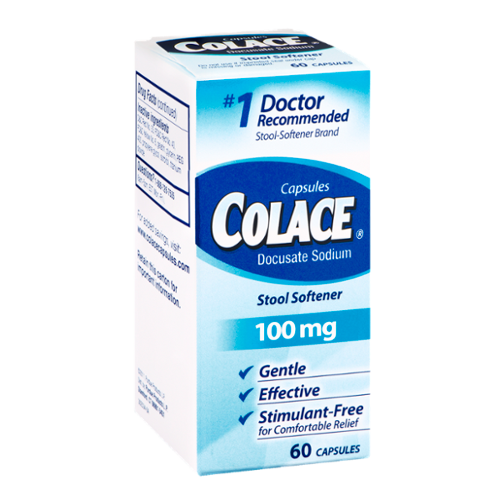 COLACE 100MG CAPSULE 60CT