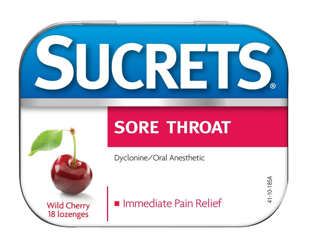 SUCRETS LOZENGE BOX CHERRY 18CT
