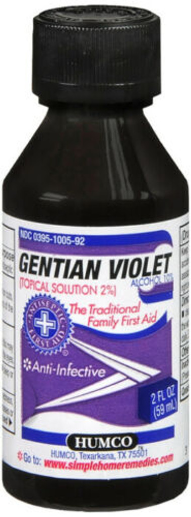 Gentian Violet 2% Liquid 2oz Humco
