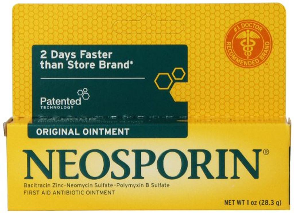 NEOSPORIN OINTMENT 1OZ Neosporin Original Ointment 1 oz אנטיביוטיקה עזרה ראשונה