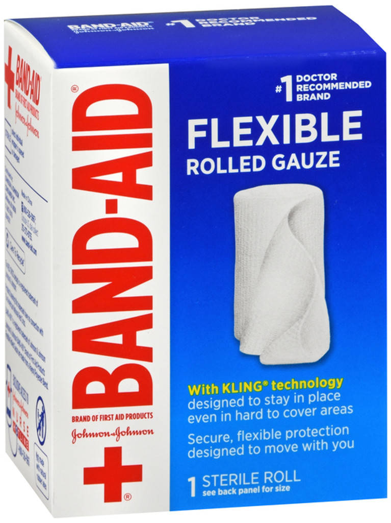 Band-Aid First Aid Rolled Gauze 2 In X 2.5 Yd