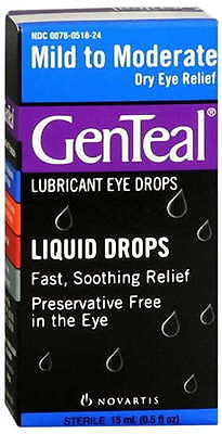 Genteal Tears Moderate Eye Drops 15ML. Authorized vendor