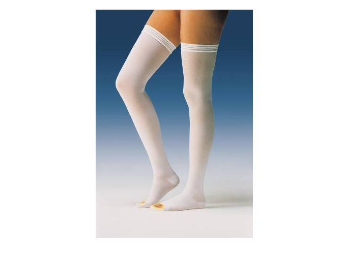 JOBST Anti-embolism Stockings Knee High Small, Regular White Inspection