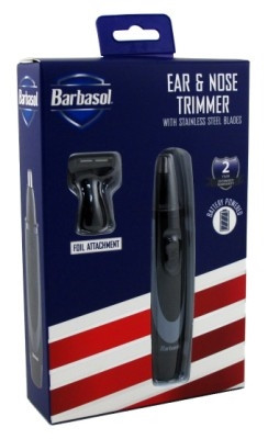 BL Barbasol Trimmer Ear & Nose With Foil Attach Battery Power ...