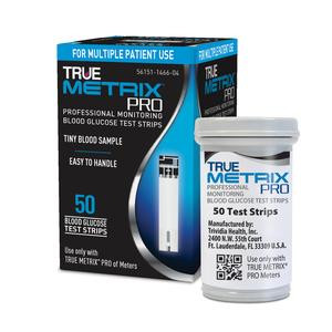 IND True Metrix Pro Blood Glucose Monitoring System Test Strips 50 Each ...