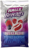 Halls Cough Drop Cool Berry 20 Count
