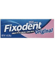 Fixodent Denture Adhesives Cream, Original - 1.4 Oz